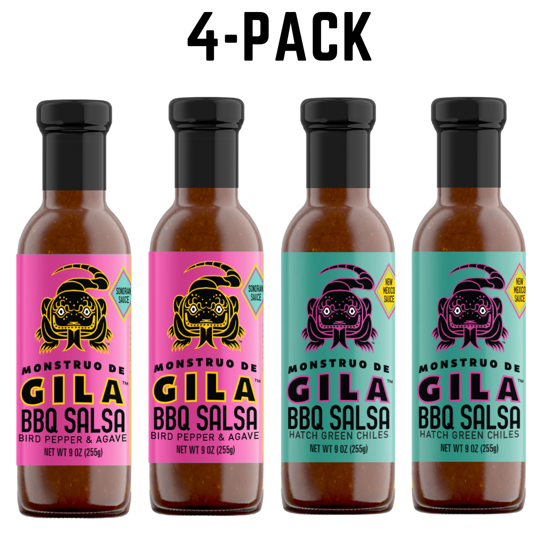 Monstruo de Gila BBQ Salsa VP - 4ea (2 Sonoran, 2 New Mexico)